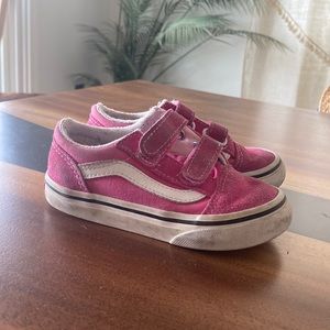 Toddler girls pink vans